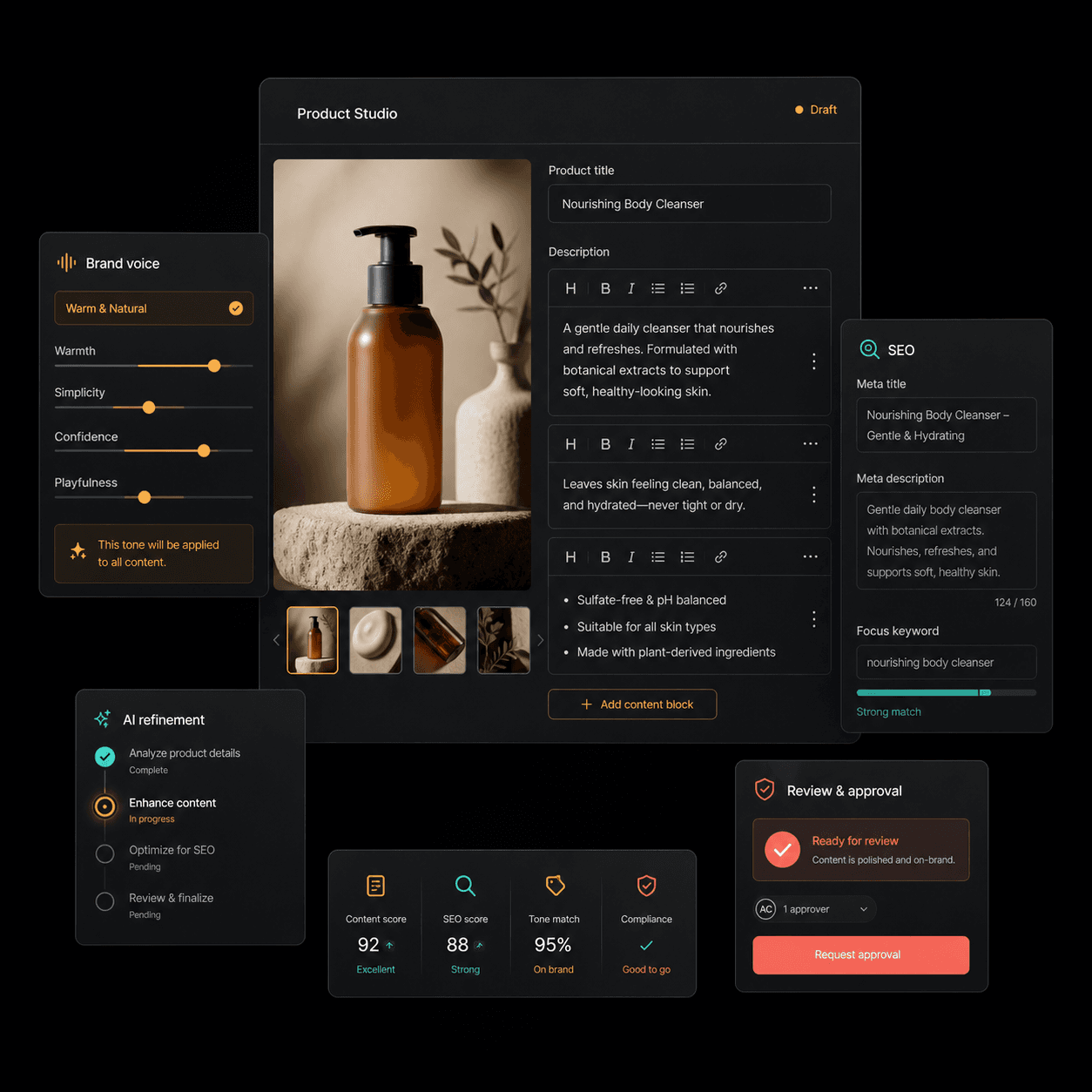 AI Product Studio interface preview