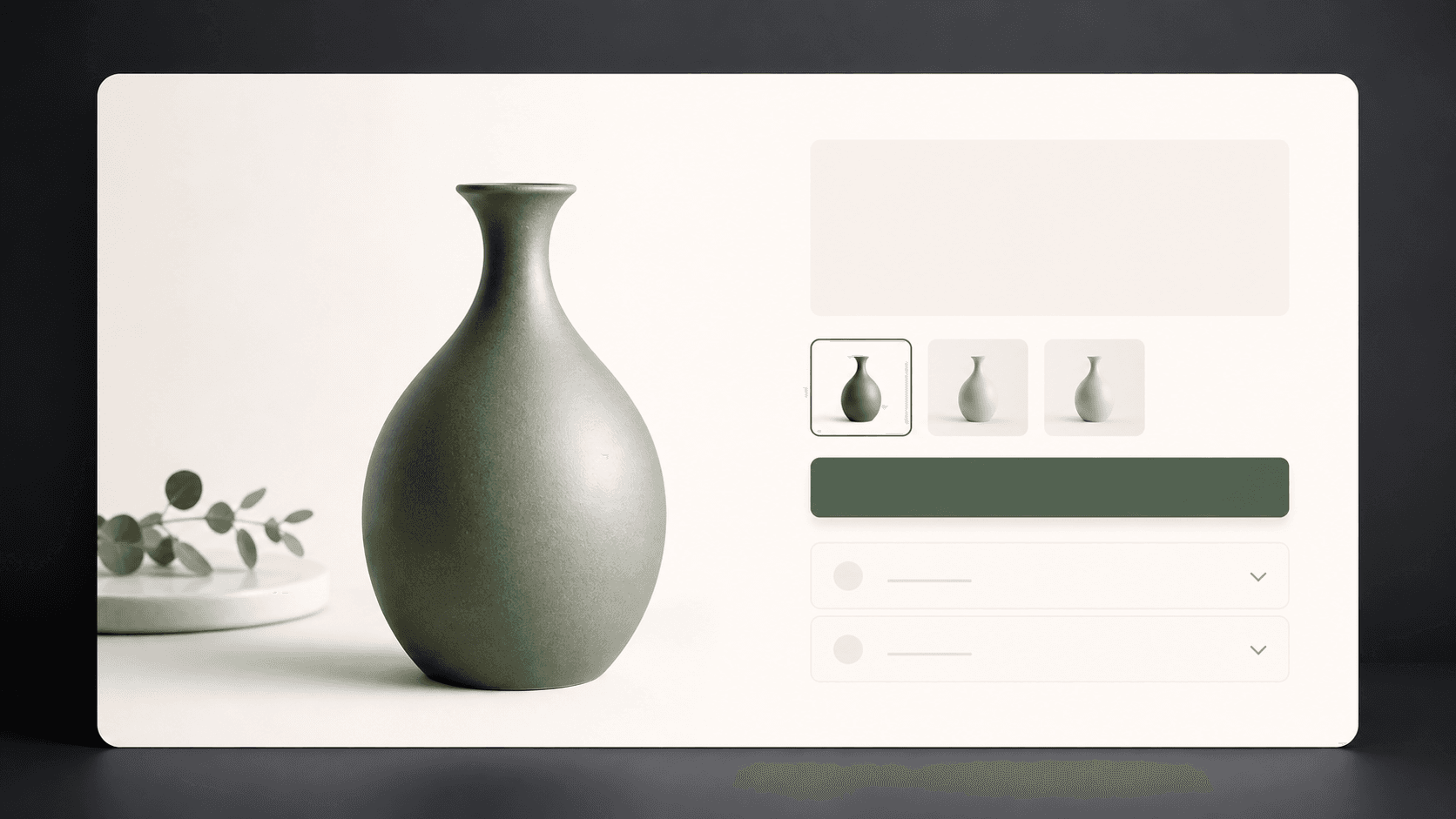 A clear product page centered on one product and a simple buying hierarchy